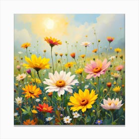 Wildflower Symphony Canvas Print