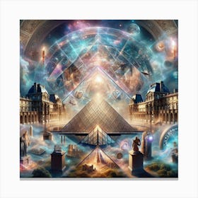 Pyramid Of Paris 1 Canvas Print