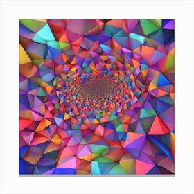 Abstract Polygons Canvas Print