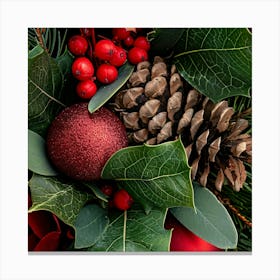 Christmas Wreath 2 Canvas Print