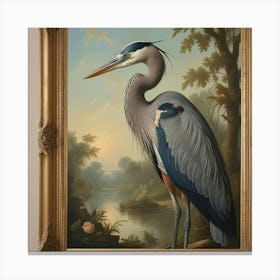 Heron 3 Canvas Print