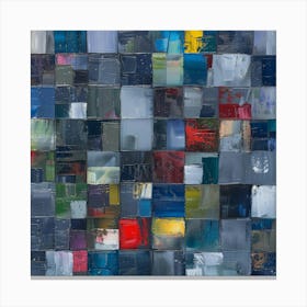 Abstract Squares 6 Canvas Print