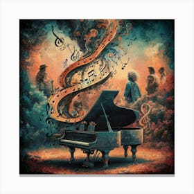 Grand Piano Canvas Print