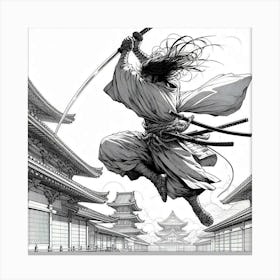 Samurai Art 24 Canvas Print