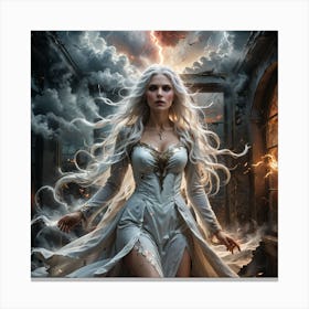 White Witch 1 Canvas Print