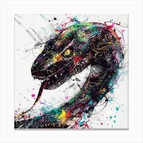 Snake Head 1 Canvas Print