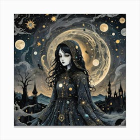 Gothic Girl Canvas Print