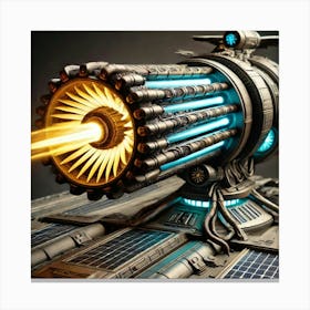 Solar Plasma Cannon Converted Canvas Print