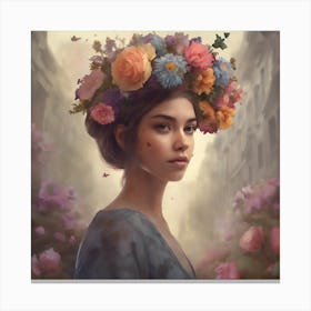 Flower Girl 2 Canvas Print