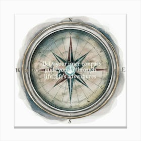 Compass 8 Canvas Print