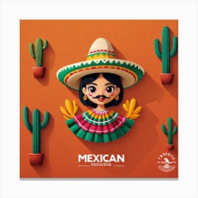 Mexican Logo Design Targeted To Tourism Business 2023 11 08t195045 Canvas Print