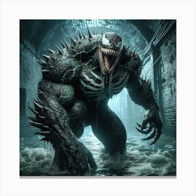 Croc venom 2 Canvas Print