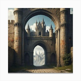 Castle Entrance Canvas Print