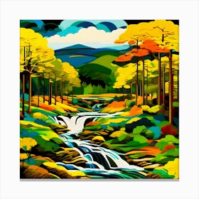 Autumn In The Mountains Canvas Print