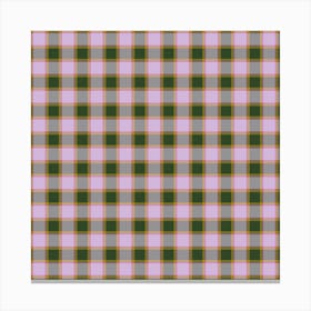 Plaid Fabric 51 Canvas Print