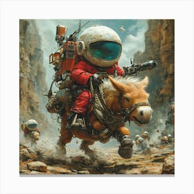 Space Explorers Canvas Print