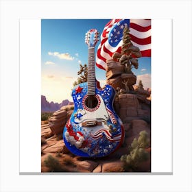 Red, White, and Blues 3 Canvas Print