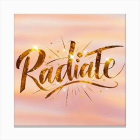 Radiante 1 Canvas Print