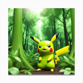 Pokemon Pikachu Canvas Print