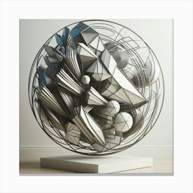 Abstract Sculpture 5 Canvas Print