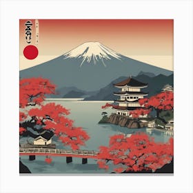 Japanese Landscape Canvas Print