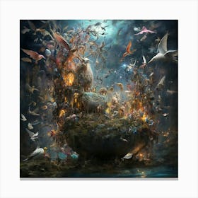 'The Kingdom Of Birds' Canvas Print