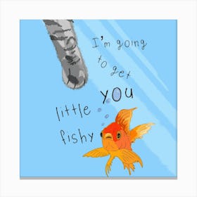 Little Fishy Canvas Print