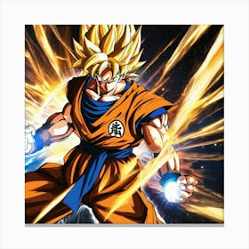 Dragon Ball Z Wallpaper 3 Canvas Print