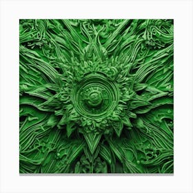 'Green' Canvas Print