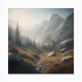 Mountain Landscape 20 Canvas Print