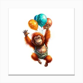 Orangutan Canvas Print