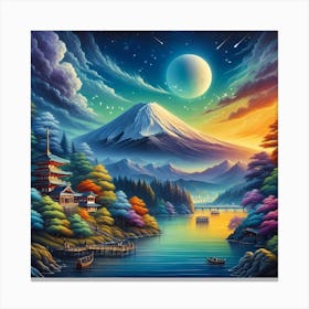 Mt Fuji 5 Canvas Print