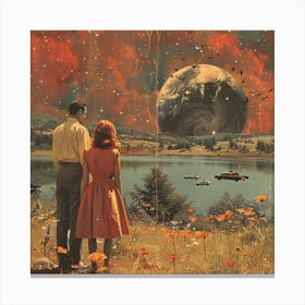 'The Planet Of Love' Canvas Print