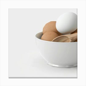 Eggs In A Bowl Canvas Print