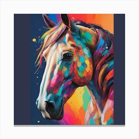 Horse Painting Canvas Print