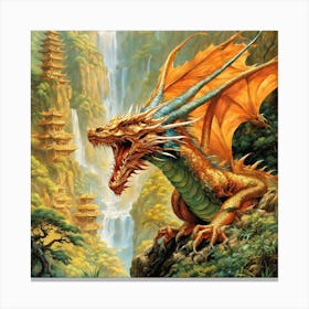 Dragon Painting (2) 1 Canvas Print