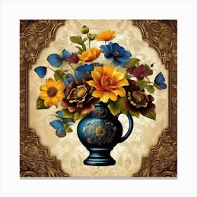 Flowers In A Vase 107 Canvas Print