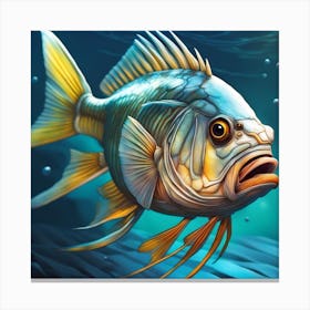 Fish In The Sea Canvas Print