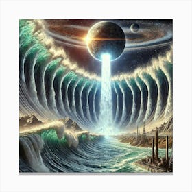 Converted Tidal Force Generator Effect Canvas Print