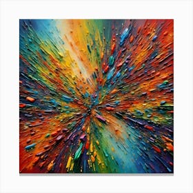 Explosion of Color Canvas Print