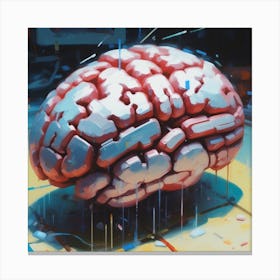 Brain Painting 3 Canvas Print