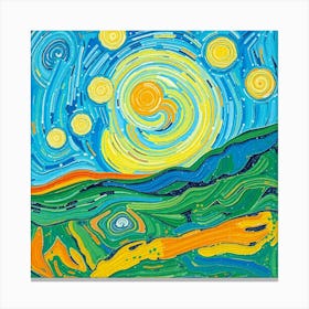 Starry Night 18 Canvas Print