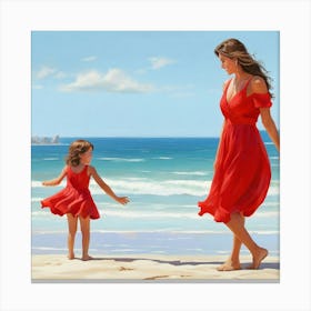 Moms love Canvas Print