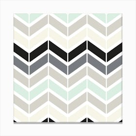 Modern Retro Pattern 17 Canvas Print