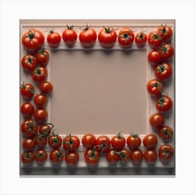 Frame Of Tomatoes 21 Canvas Print