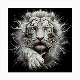 White Tiger 15 Canvas Print