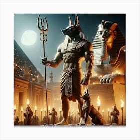 Anubis Canvas Print