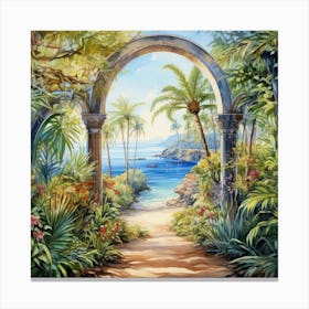 Archway To Paradise 2 Canvas Print