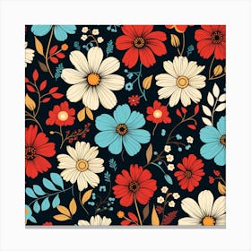 Floral Pattern 4 Canvas Print