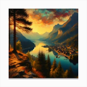Enchanted Horizon 1 Canvas Print